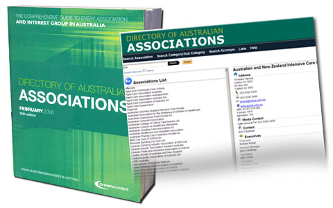 Using the marketing Directory of Australian Associations